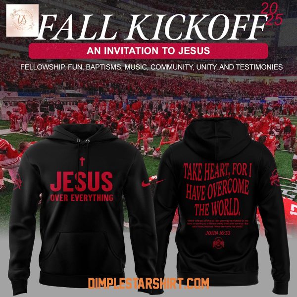 Ohio State Buckeyes Jesus Over Everything Hoodie Shirt