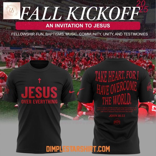Ohio State Buckeyes Jesus Over Everything Hoodie Shirt