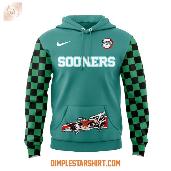 Oklahoma Sooners Demon Slayer Kamado Tanjiro Hoodie Shirt
