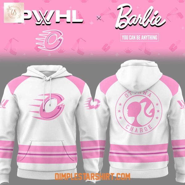 Ottawa Charge Hockey x Barbie You Can Be Anything Hoodie Shirt