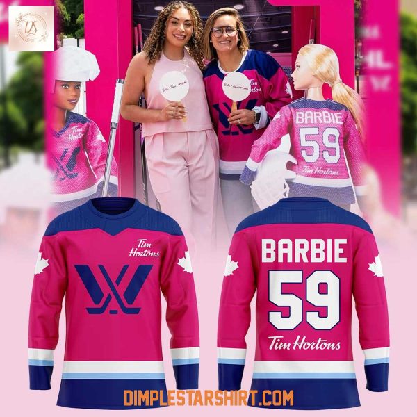 PWHL Barbie x Tim Hortons Custom Hockey Jersey