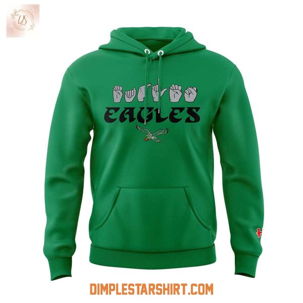 Philadelphia Eagles x NFL ASL Love Sign Hoodie Shirt