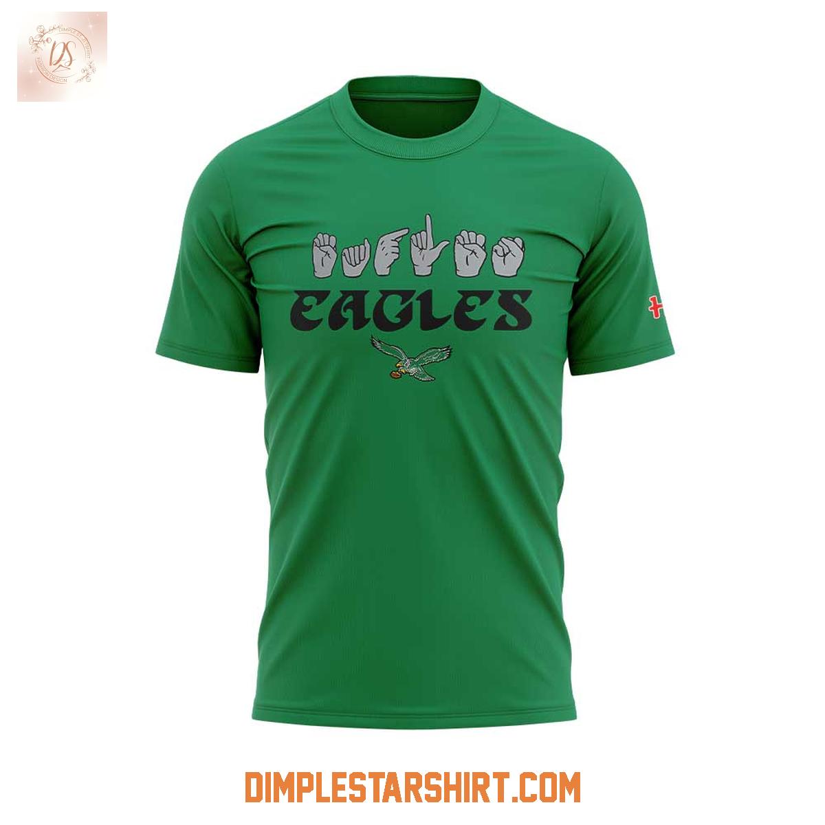 Philadelphia Eagles x NFL ASL Love Sign Hoodie Shirt Philadelphia Eagles x NFL ASL Love Sign Hoodie Shirt