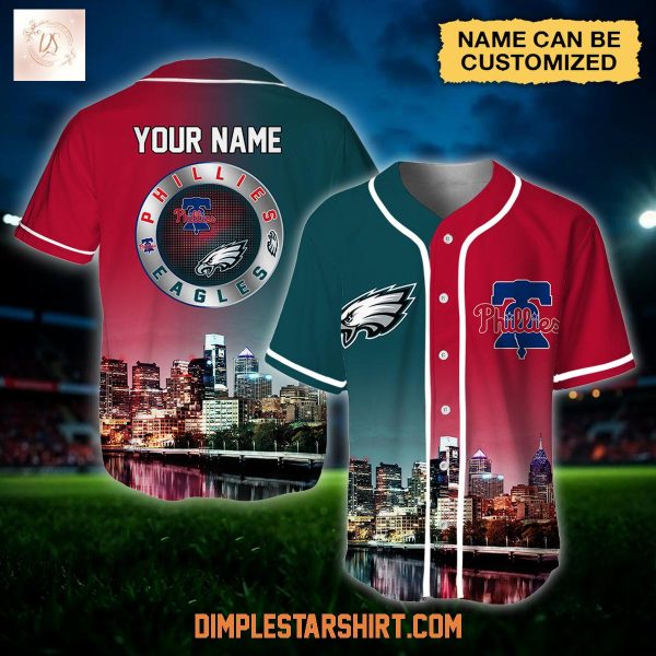 Philadelphia Eagles x Philadelphia Phillies Custom Jersey
