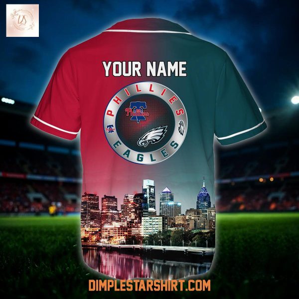 Philadelphia Eagles x Philadelphia Phillies Custom Jersey