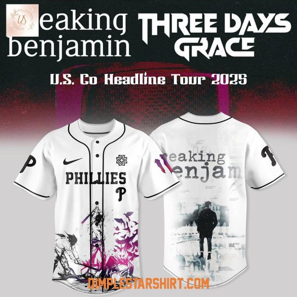 Philadelphia Phillies x Breaking Benjamin US Co Headline Tour 2025 Jersey