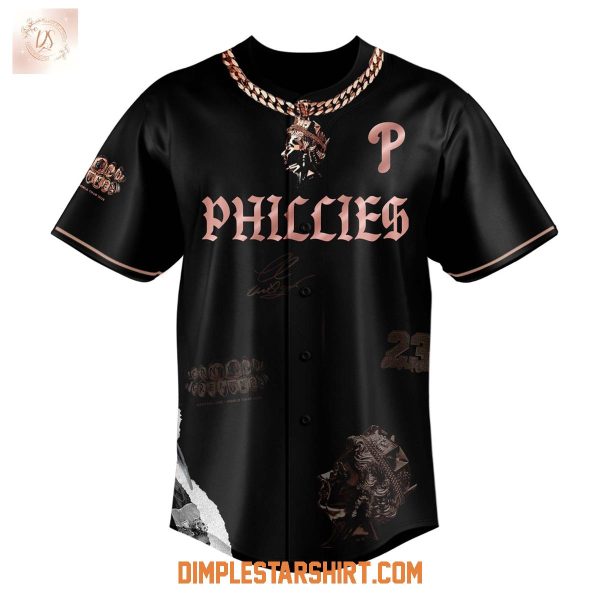 Philadelphia Phillies x Central Cee Can’t Rush Greatness 2025 Jersey