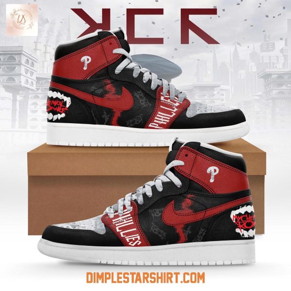 Philadelphia Phillies x My Chemical Romance Long Live The Black Parade Air Jordan 1 Shoes