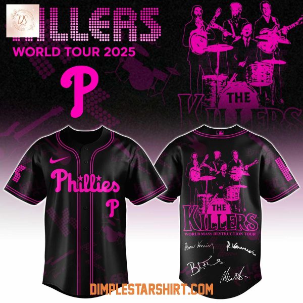 Philadelphia Phillies x The Killers 24th Anniversary Tour 2025 Jersey