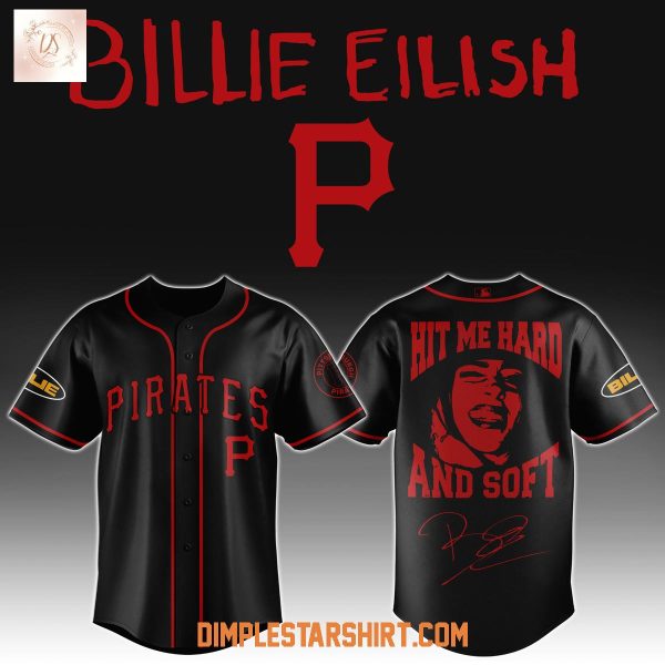 Pittsburgh Pirates x Billie Eilish Hit Me Hard And Soft Jersey