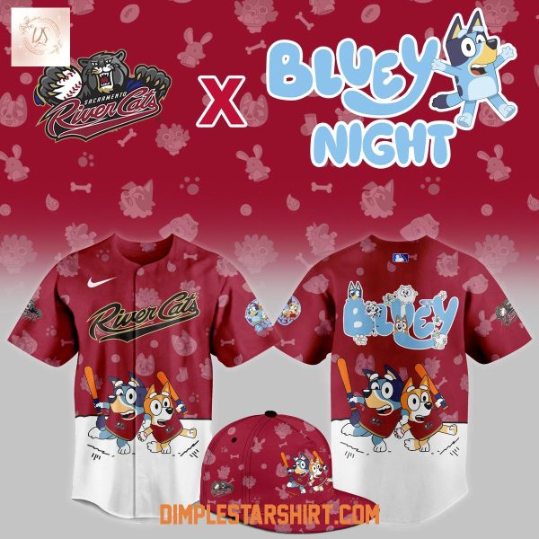 Sacramento River Cats Bluey Night 2025 Jersey
