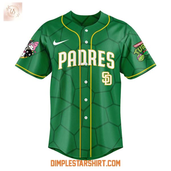 San Diego Padres x Ninja Turtle And Helloo Kitty Friends 2025 Jersey