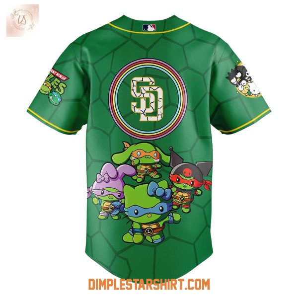 San Diego Padres x Ninja Turtle And Helloo Kitty Friends 2025 Jersey