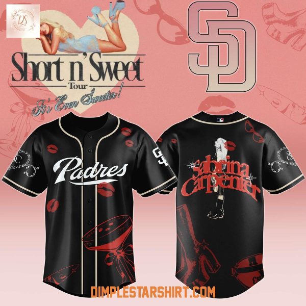 San Diego Padres x Sabrina Carpenter Short N’ Sweet Tour Jersey