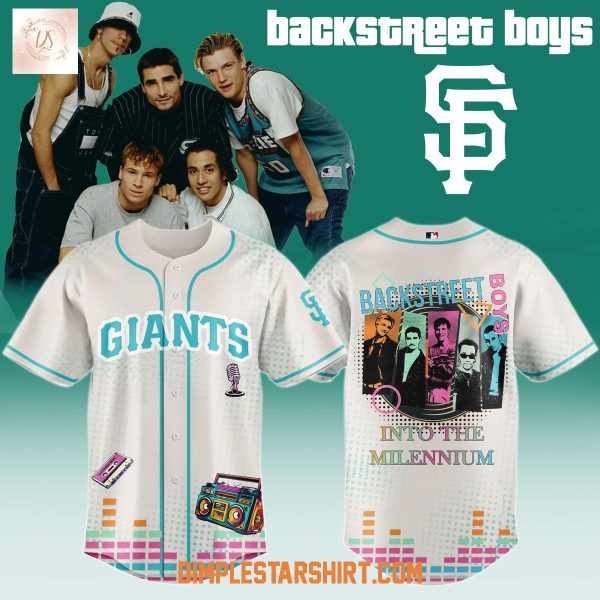 San Francisco Giants x Backstreet Boys Into The Millennium 2025 Jersey