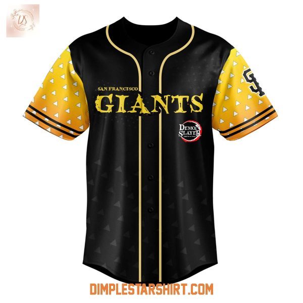 San Francisco Giants x Demon Slayer Zenitsu Infinity Castle Jersey