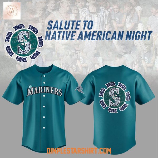 Seattle Mariners Ichiro Salute To Native American Night Jersey