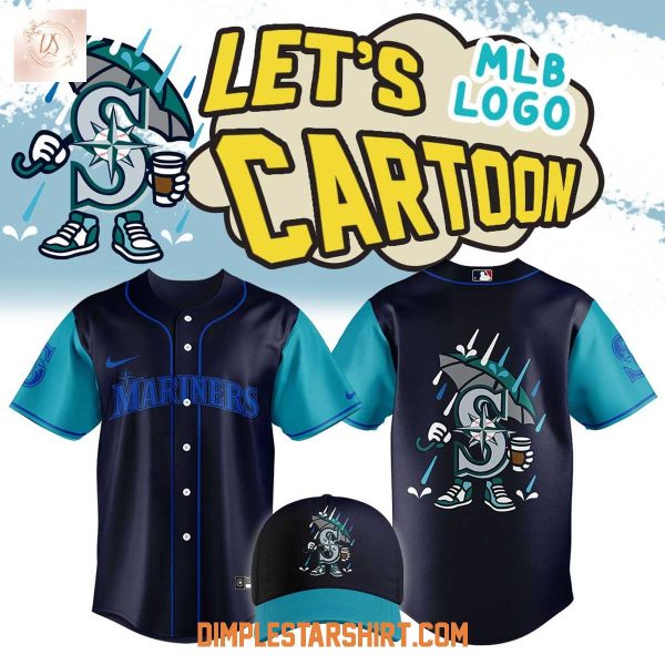 Seattle Mariners Let’s Cartoon MLB Logo 2025 Jersey