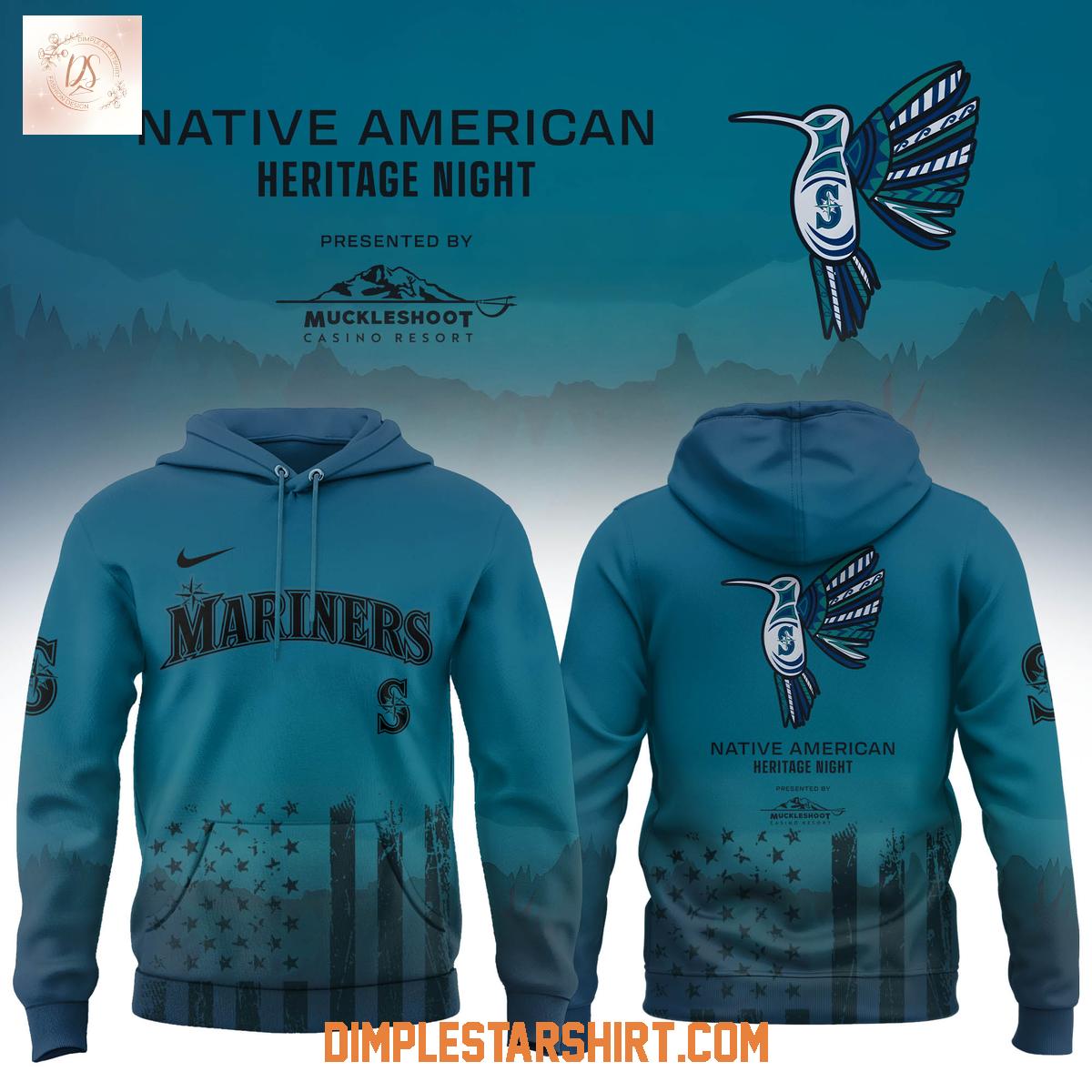 Seattle Mariners Native American Heritage Night 2025 Hoodie Shirt Seattle Mariners Native American Heritage Night 2025 Hoodie Shirt