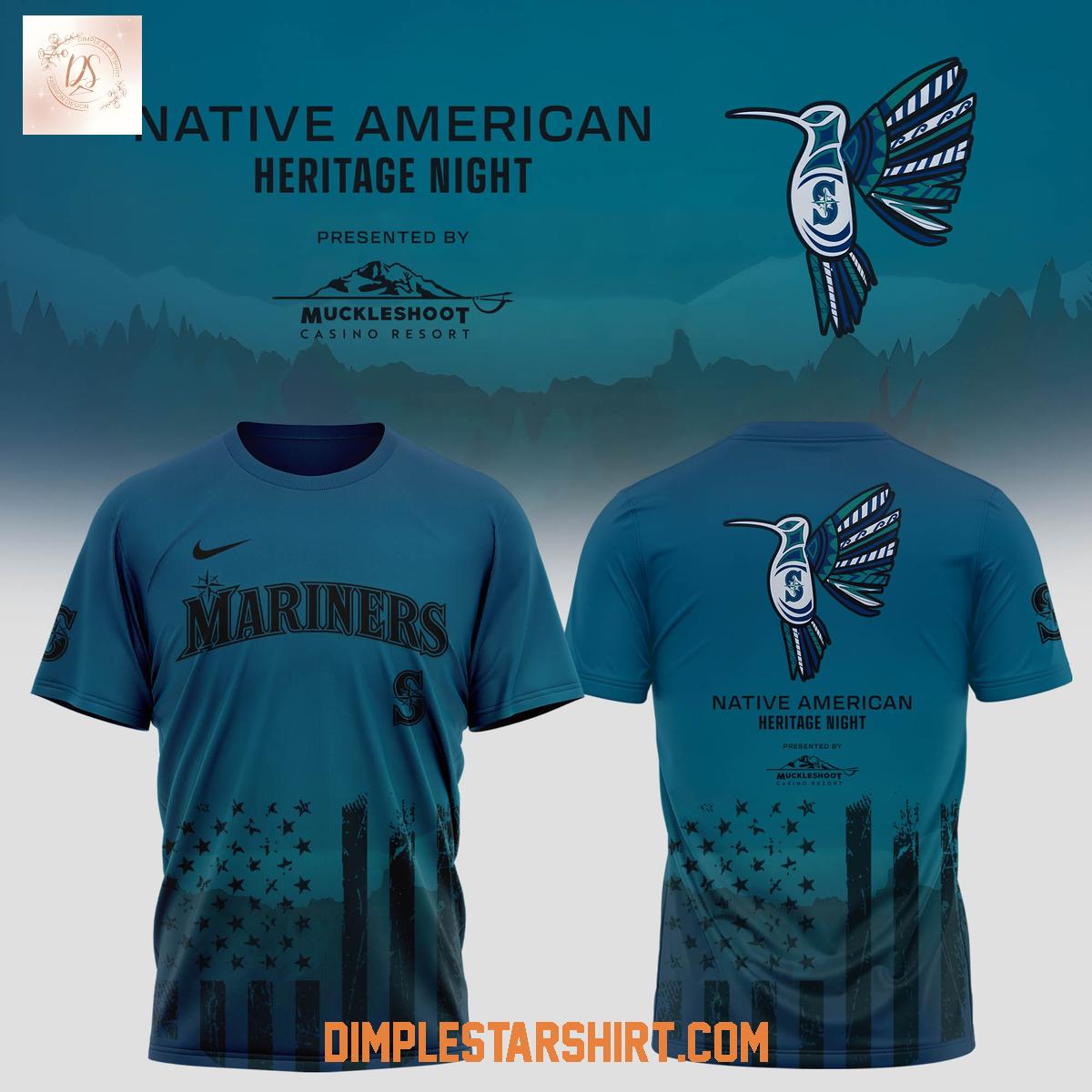 Seattle Mariners Native American Heritage Night 2025 Hoodie Shirt Seattle Mariners Native American Heritage Night 2025 Hoodie Shirt