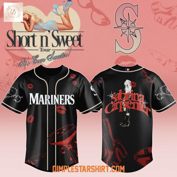 Seattle Mariners x Sabrina Carpenter Short N’ Sweet Tour Jersey
