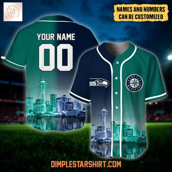 Seattle Seahawks x Seattle Mariners Custom Jersey