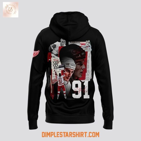 Sergei Fedorov Detroit Red Wings Hoodie Shirt
