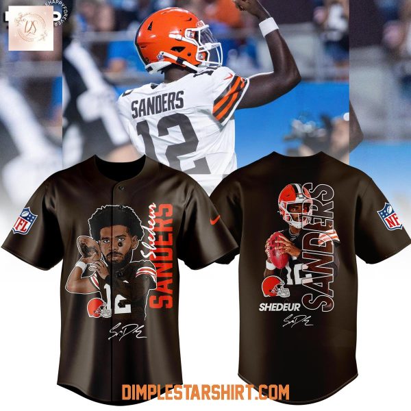 Shedeur Sanders Debut Cleveland Browns 2025 Jersey