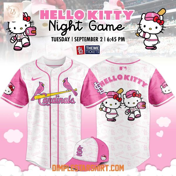 St. Louis Cardinals x Hello Kitty Night Game 2025 Jersey