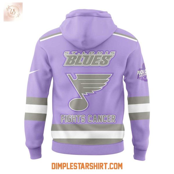 St.Louis Blues Fights Cancer Lavender Hoodie Shirt