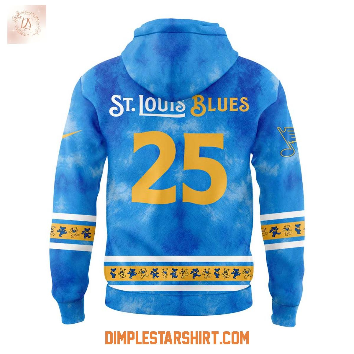 St.Louis Blues Grateful Dead Night 2025 Hoodie Shirt St.Louis Blues Grateful Dead Night 2025 Hoodie Shirt