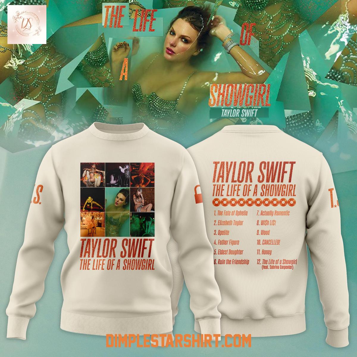 Taylor Swift The Life Of A Showgirl Album 2025 Hoodie Shirt Taylor Swift The Life Of A Showgirl Album 2025 Hoodie Shirt
