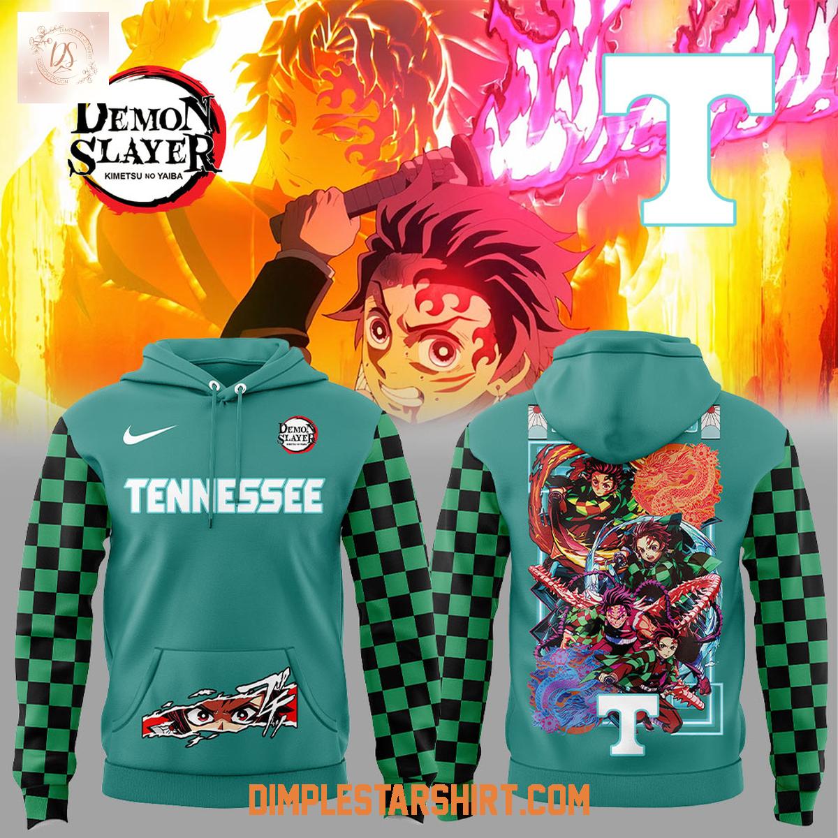Tennessee Volunteers Demon Slayer Kamado Tanjiro Hoodie Shirt Tennessee Volunteers Demon Slayer Kamado Tanjiro Hoodie Shirt