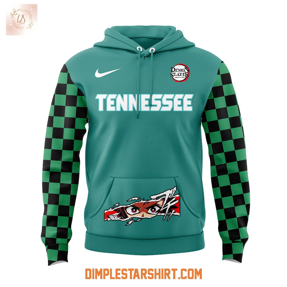 Tennessee Volunteers Demon Slayer Kamado Tanjiro Hoodie Shirt Tennessee Volunteers Demon Slayer Kamado Tanjiro Hoodie Shirt