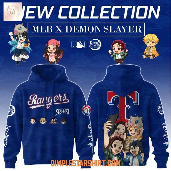Texas Rangers x Demon Slayer Night 2025 Hoodie Shirt