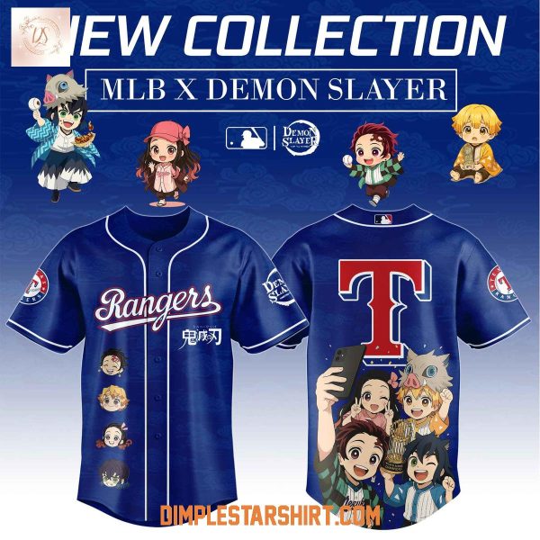 Texas Rangers x Demon Slayer Night 2025 Jersey