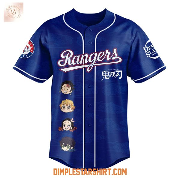 Texas Rangers x Demon Slayer Night 2025 Jersey