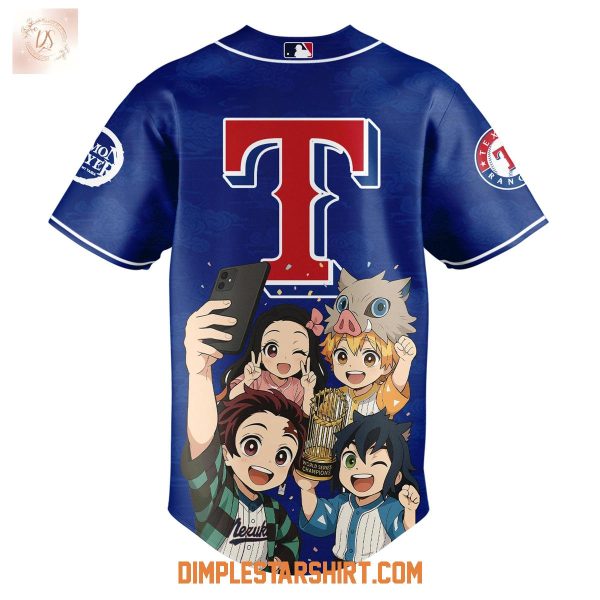 Texas Rangers x Demon Slayer Night 2025 Jersey