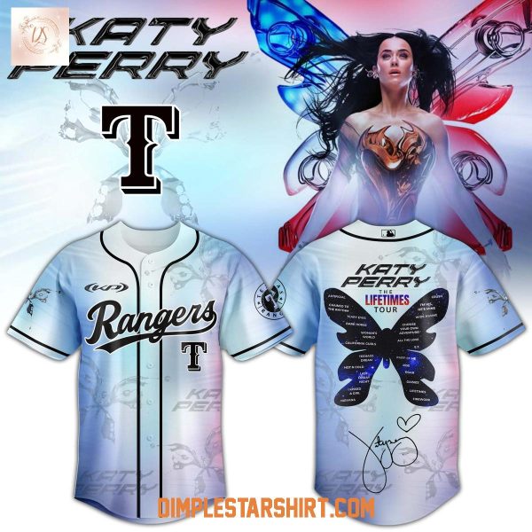 Texas Rangers x Katy Perry The Lifetimes Tour 2025 Jersey