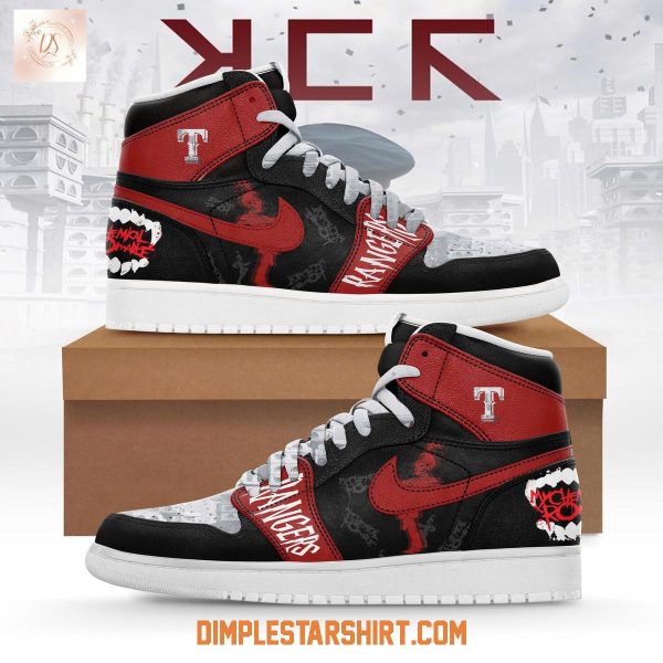 Texas Rangers x My Chemical Romance Long Live The Black Parade Air Jordan 1 Shoes