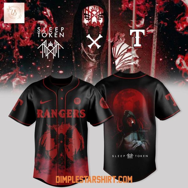 Texas Rangers x Sleep Token Even In Arcadia Tour 2025 Jersey