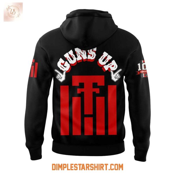 Texas Tech Red Raiders Football 100th Anniversary Uniform Guns Up Hoodie Shirt