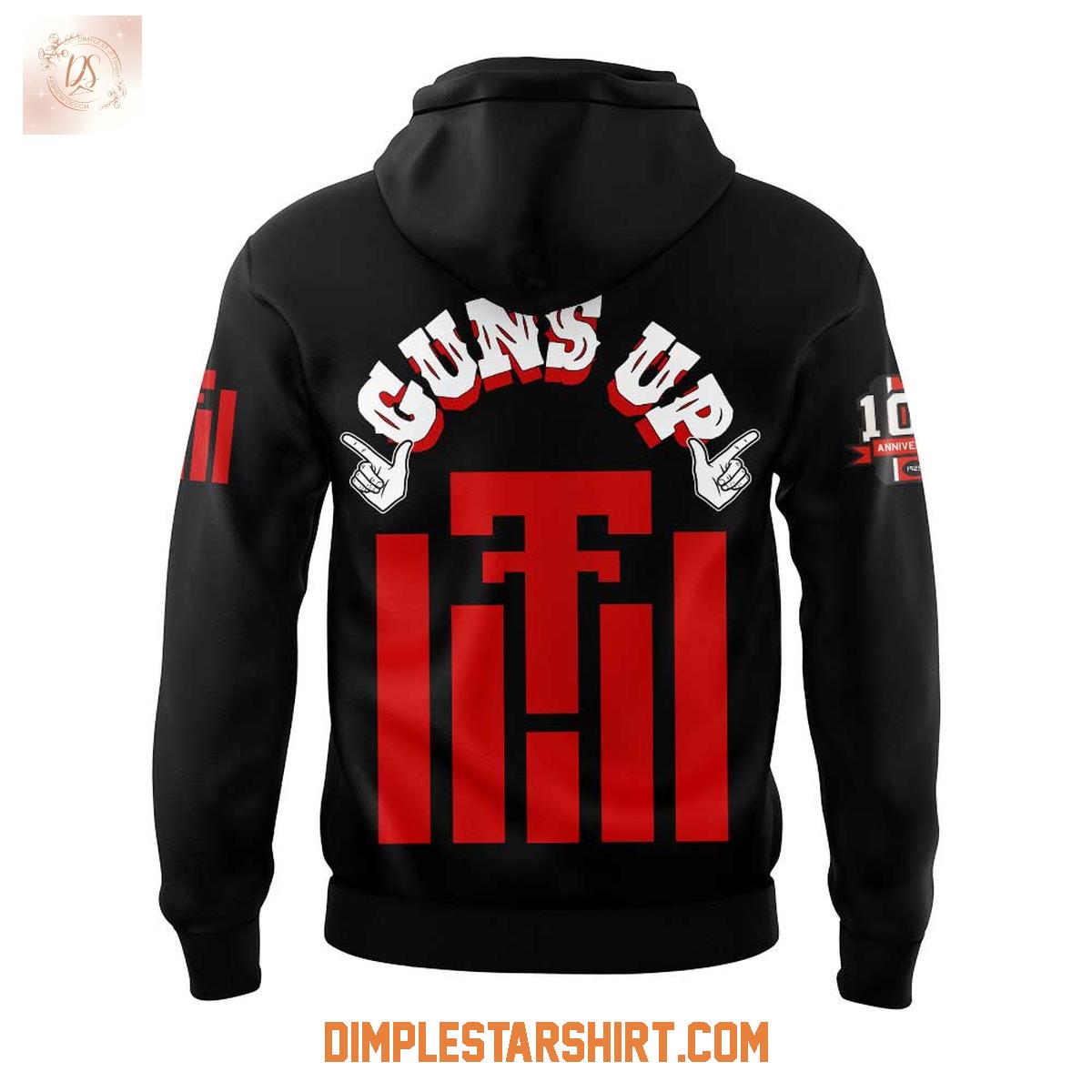 Texas Tech Red Raiders Football 100th Anniversary Uniform Guns Up Hoodie Shirt Texas Tech Red Raiders Football 100th Anniversary Uniform Guns Up Hoodie Shirt