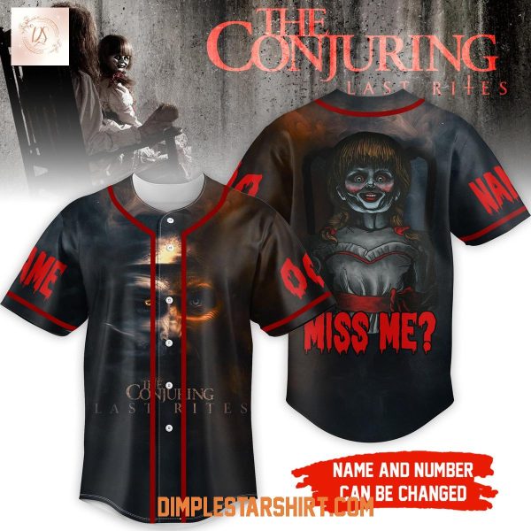The Conjuring Last Rites 2025 Personalized Baseball Jersey