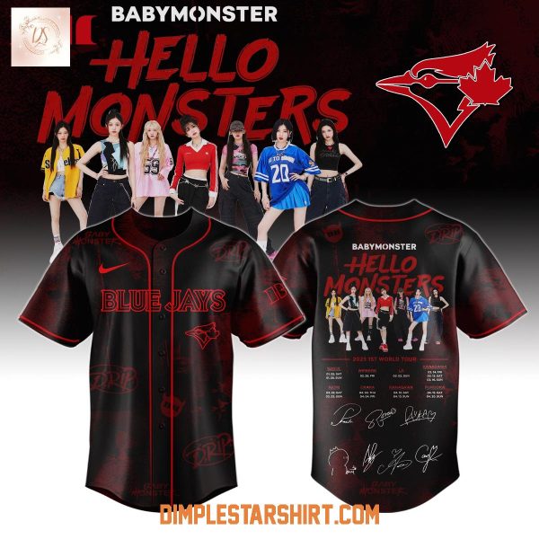 Toronto Blue Jays x Babymonster Hello Monsters World Tour Jersey