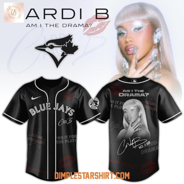 Toronto Blue Jays x Cardi B Am I The Drama 2025 Jersey
