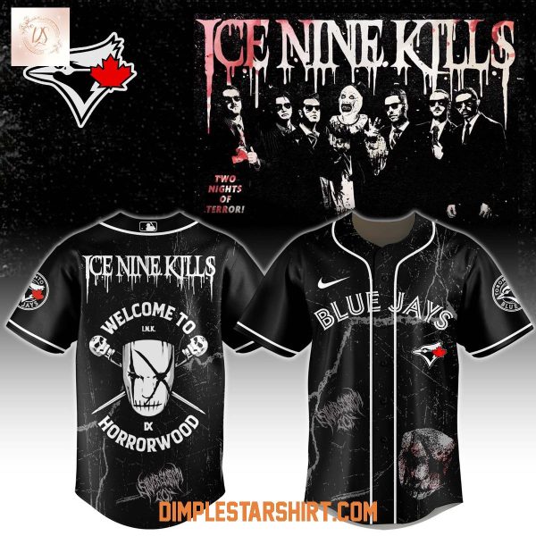 Toronto Blue Jays x Ice Nine Kills Welcome To Horrorwood Jersey