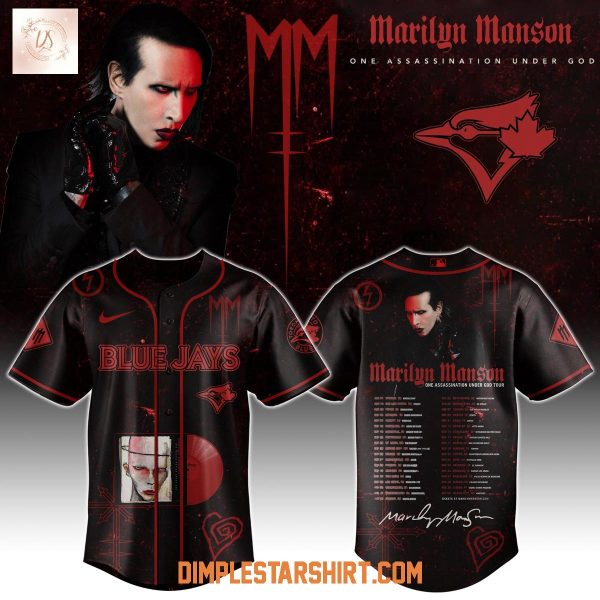 Toronto Blue Jays x Marilyn Manson One Assassination Under God 2025 Jersey