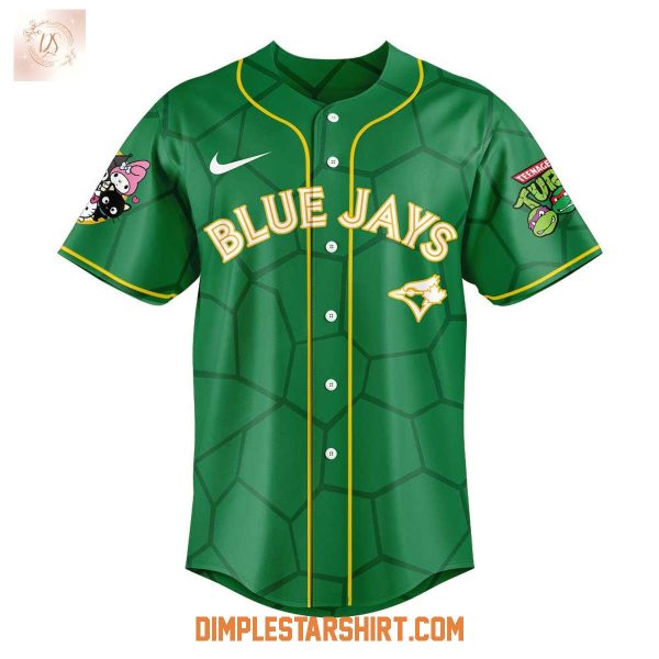 Toronto Blue Jays x Ninja Turtle And Helloo Kitty Friends 2025 Jersey
