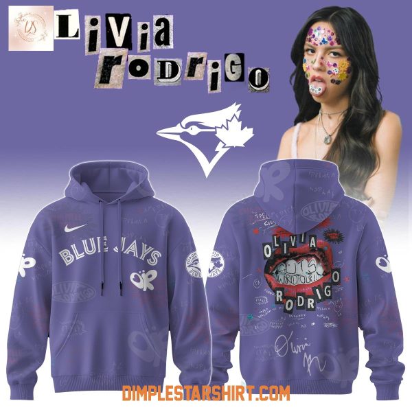 Toronto Blue Jays x Olivia Rodrigo GUTS World Tour 2025 Hoodie Shirt